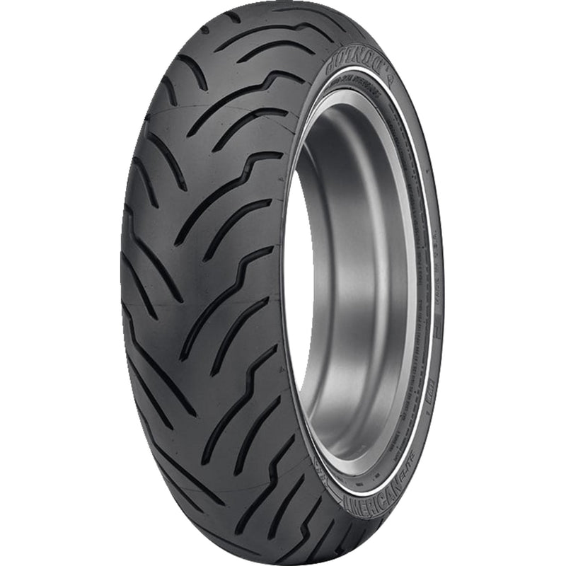 DUNLOP 0306-0423 45131814 American Elite Tire Tire - American Elite - Rear - MT90B16 - Narrow Whitewall - 74H
