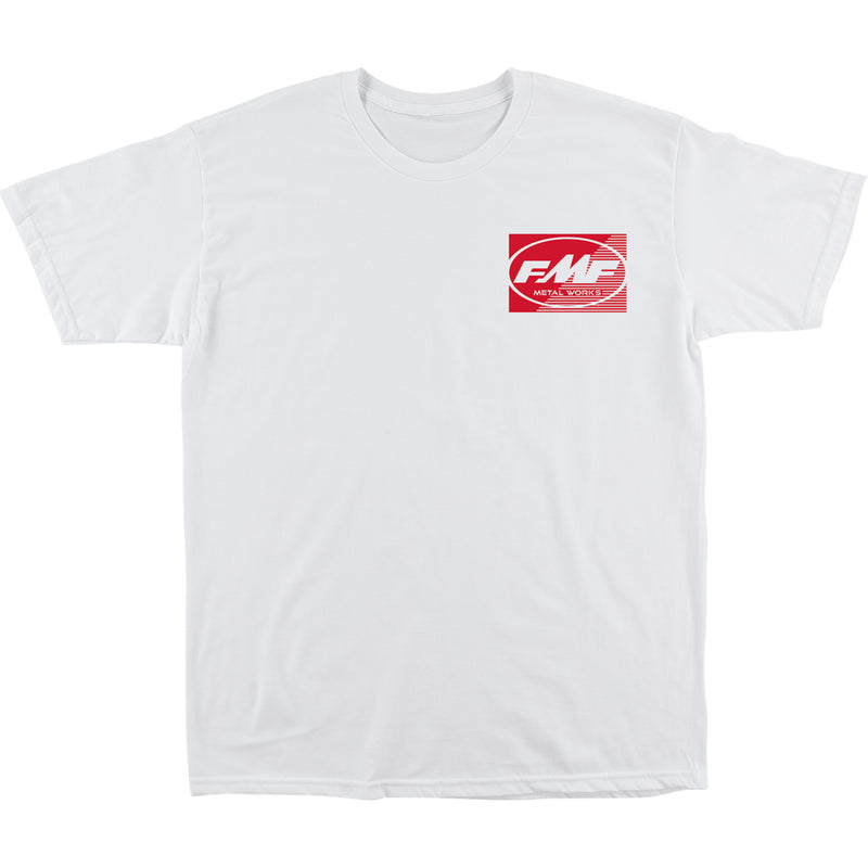 FMF 3030-24782 HO24118901WHTLG Metal Works Supply T-Shirt white - large