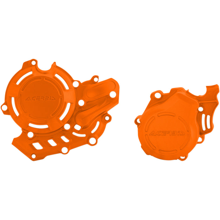ACERBIS 0940-1759 2709760237 X-Power Engine Cover Kit X-Power Cover Kit - Orange - KTM/Husqvarna