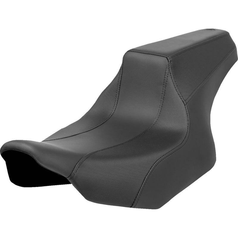 Saddlemen FXR Division Signature Series Seat Black With Perforated Inserts - FD82307 For Harley Touring 2023-2026