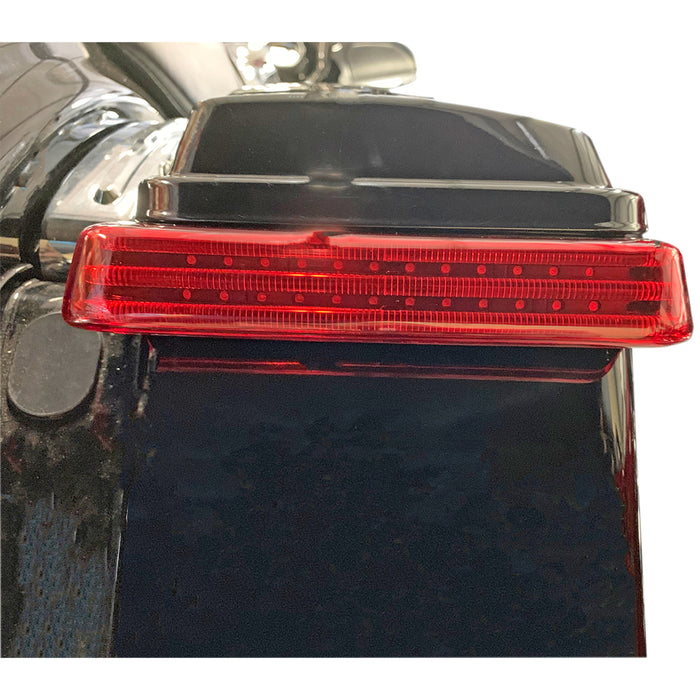 CUSTOM DYNAMICS 2040-2583 PB-SBSEQ-SS8-BR ProBEAM® LED Sequential BAGZ™ Saddlebag Lights - Black/Red