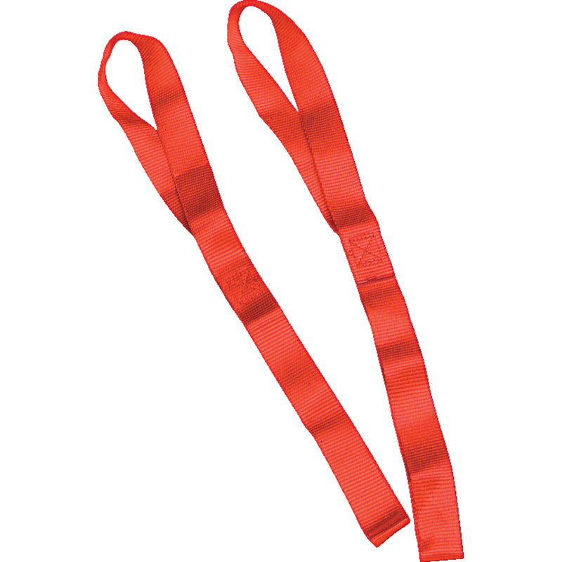PARTS UNLIMITED 13-0001 1" W Tie-Down Extensions Tie-Down Extensions - 1" x 1.5' - Red
