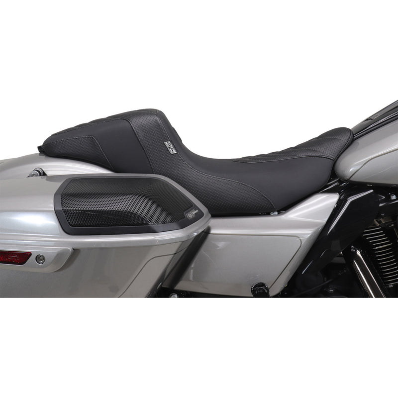 Mustang Squareback Seat - 76324GM For Harley Touring 2023-2026