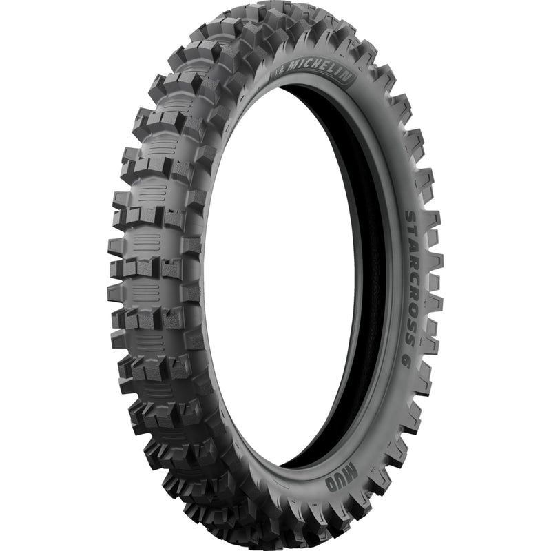 MICHELIN 0313-0917 76392 StarCross 6 Mud Tire Tire - StarCross 6 Mud - Rear - 110/90-19 - 62M