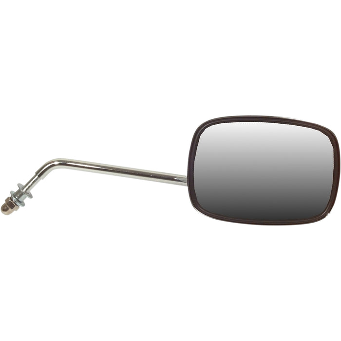 EMGO 0640-0803 20-21713 Die-Cast Custom Mirror — Short Short Stem Mirror - Right