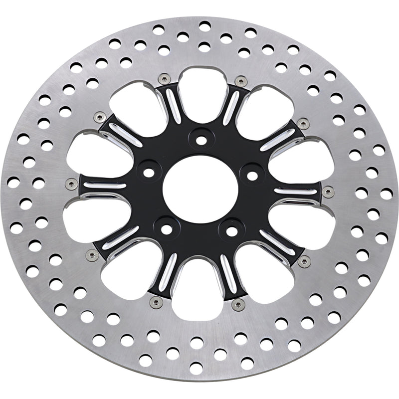 Performance Machine (pm) Revel Brake Rotor - 0133-1800RELS-BMP For Harley Motorcycles 2006-2019