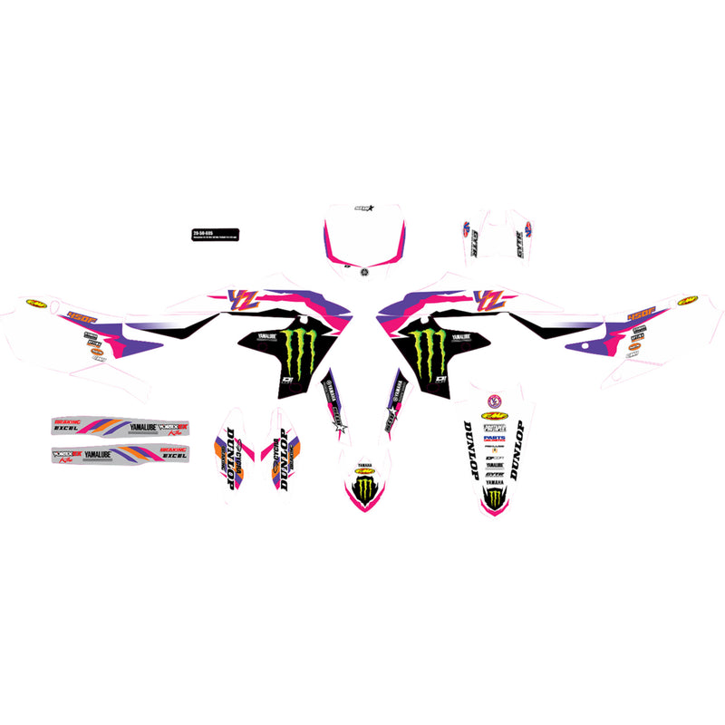 D'cor Visuals Graphic Kit - 20-50-605 Yamaha YZ 450 2018-2022