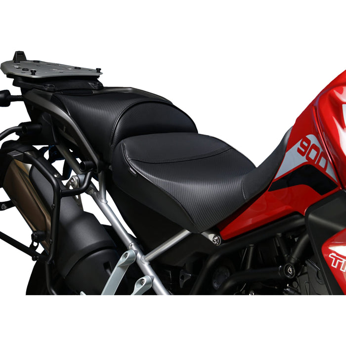 SARGENT 0810-2419 WS-681-19 Two-Piece Seat Two Piece Seat - CFX - Black Welt - Tiger 900 GT '20-'23