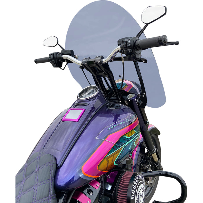KLOCK WERKS 2310-0713 KWW-02-0602 Flare™ Billboard Windshield - 17-1/2" - Dark Smoke
