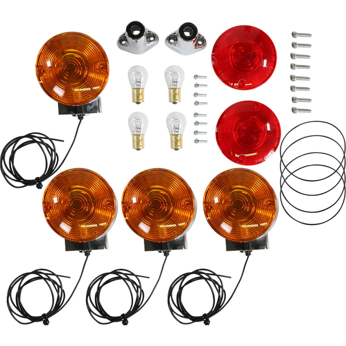 CHRIS PRODUCTS CH0011 0011 Marker Light Kits Turn Signal Kit - Late FL - Single/Dual Filament