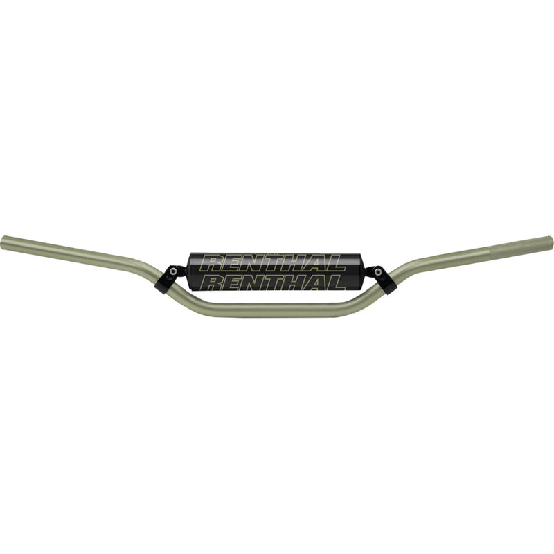 RENTHAL 0601-6019 664-04-BK-01-185 7/8" Off-Road Handlebar — Medium/MX/Enduro Handlebar - 7/8" - 664 - Enduro Medium - Black