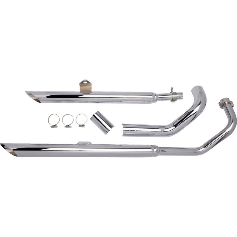 Cobra Drag Pipes 2-Into-2 Exhaust System - 2263 Yamaha V-Star 650 1998-2005