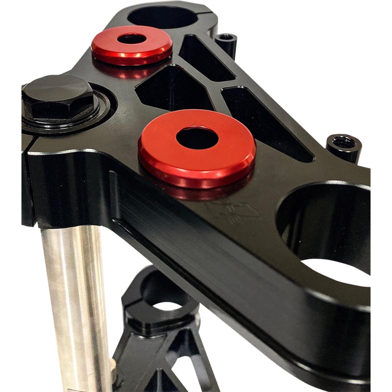 PRO-ONE Perf.mfg. Polyurethane Riser Bushing Kit Red - 103070R For Harley Motorcycles 1973-2017