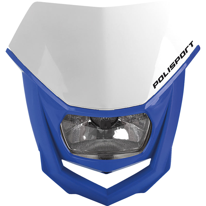 POLISPORT 2001-3107 8657400039 Halo Halogen Headlight Halo Headlight - White/Blue