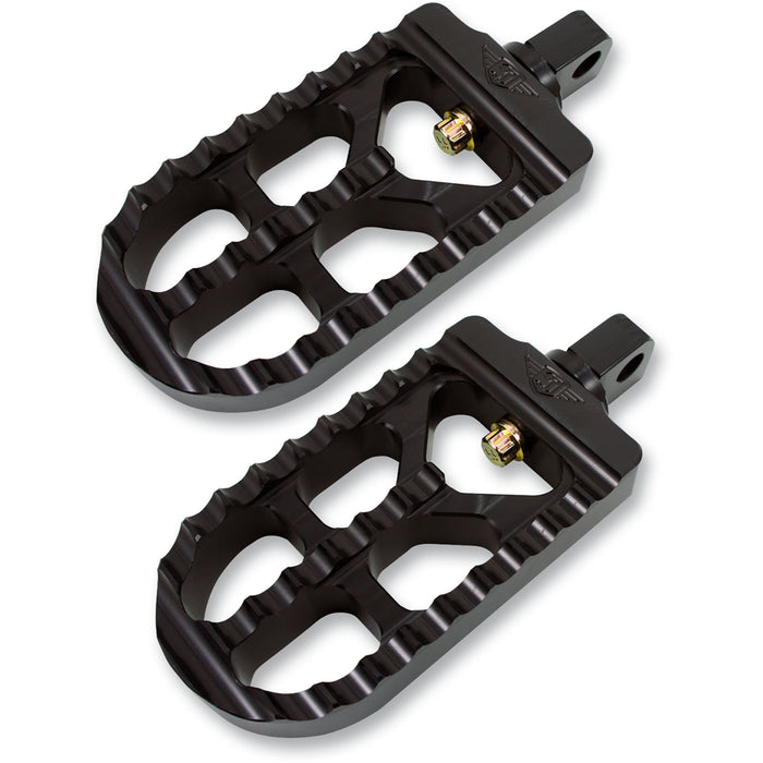 JOKER MACHINE 1620-1709 08-56-5B Adjustable Serrated Footpegs long - black