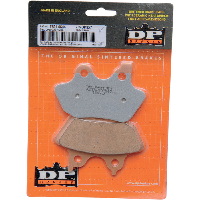 DP BRAKES 1721-0544 DP957 Sintered Metal Harley/Buell Brake Pads Sintered Brake Pads - DP957