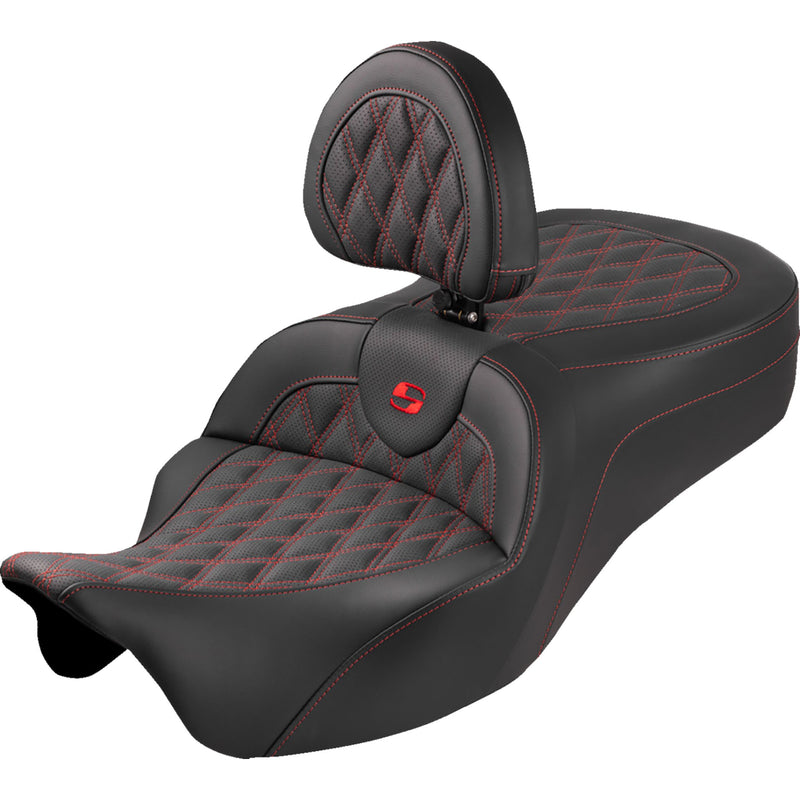 Saddlemen Roadsofa™ Seat - 808-07B-182SB4 For Harley Touring 2008-2025