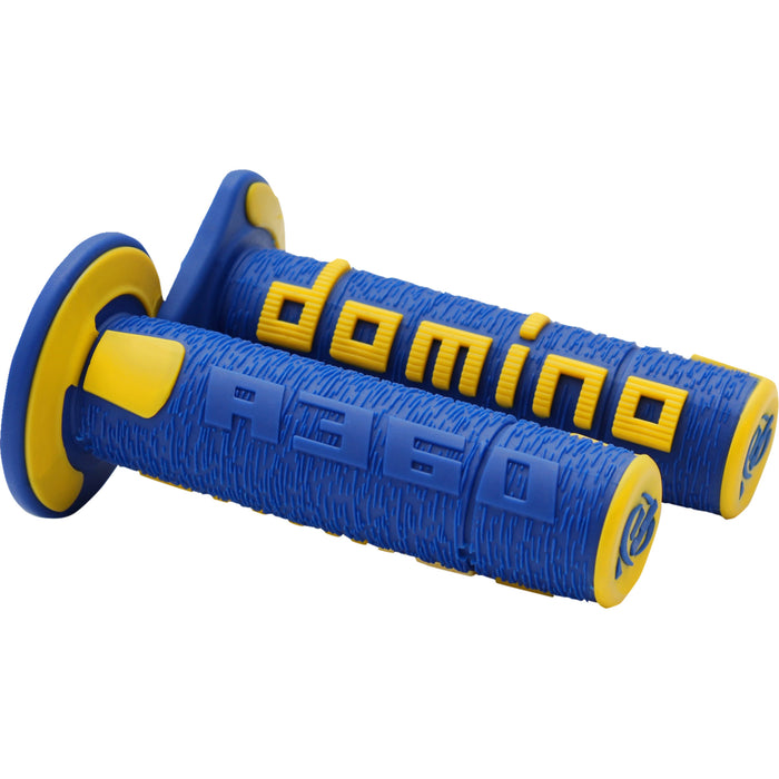 DOMINO 0630-3363 A36041C4847A7-0 A360 Off-Road Grips blue/yellow