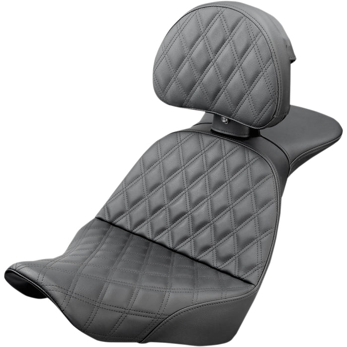 SADDLEMEN 0802-1048 818-29-030LS Explorer Lattice Stitch Seat - Backrest