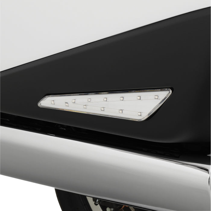SHOW CHROME 2040-2321 52-923R Dual-Function LED Marker Light LED Marker Lights - Clear Lens/Red LEDs - GL1800