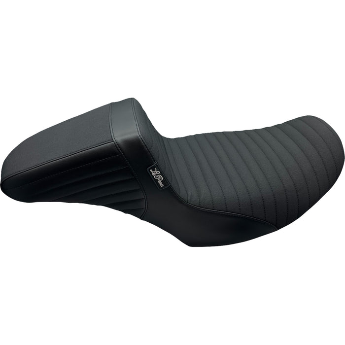 LE PERA 0801-1865 LV-597DLPTGP Kickflip Daddy Long Legs Seat - Kickflip Daddy Long Legs Set - Pleated w/ Gripp Tape - FLT/FLH '23-'24