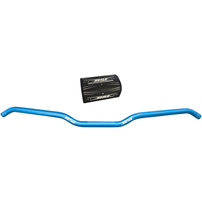 RACE SHOP INC. 0601-4372 T6-10R-BL Hustler Anodized Aluminum Handlebars Handlebar - Hook - 13° - Blue