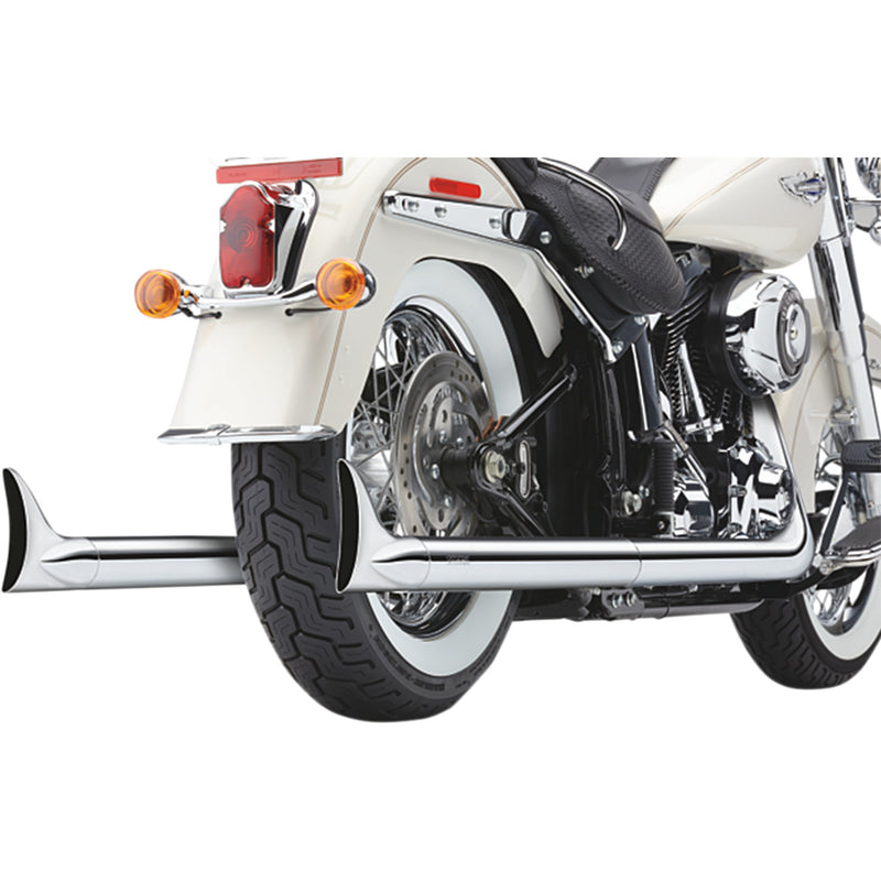 Cobra Bad Hombre Duals 2-Into-2 Exhaust System - 6987 For Harley Softail 1997-2006