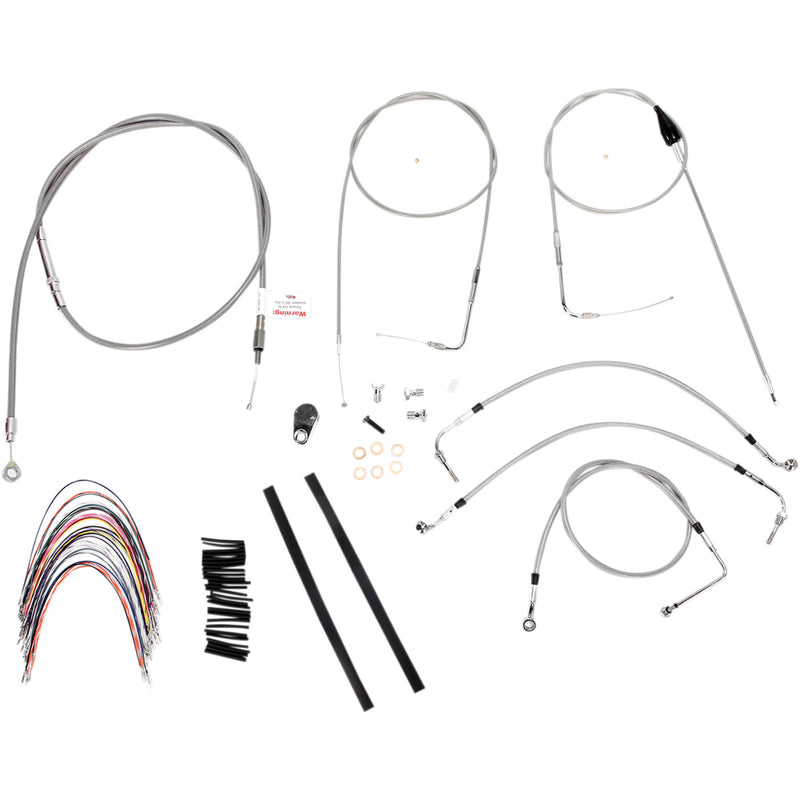 Burly Brand Complete Cable Kit - B30-1088 For Harley Touring 2007