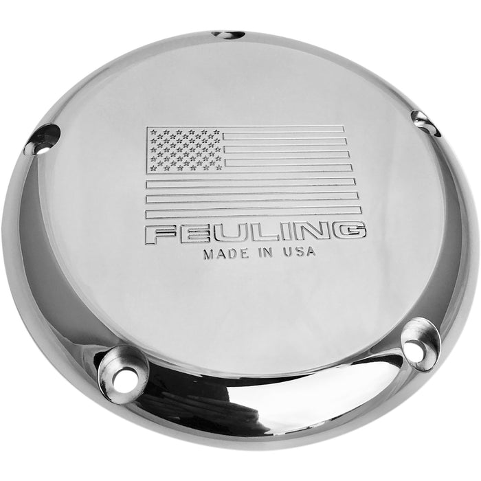 FEULING OIL PUMP CORP. 1107-0613 9151 Derby Cover - American Derby Cover - Polished - Twin Cam