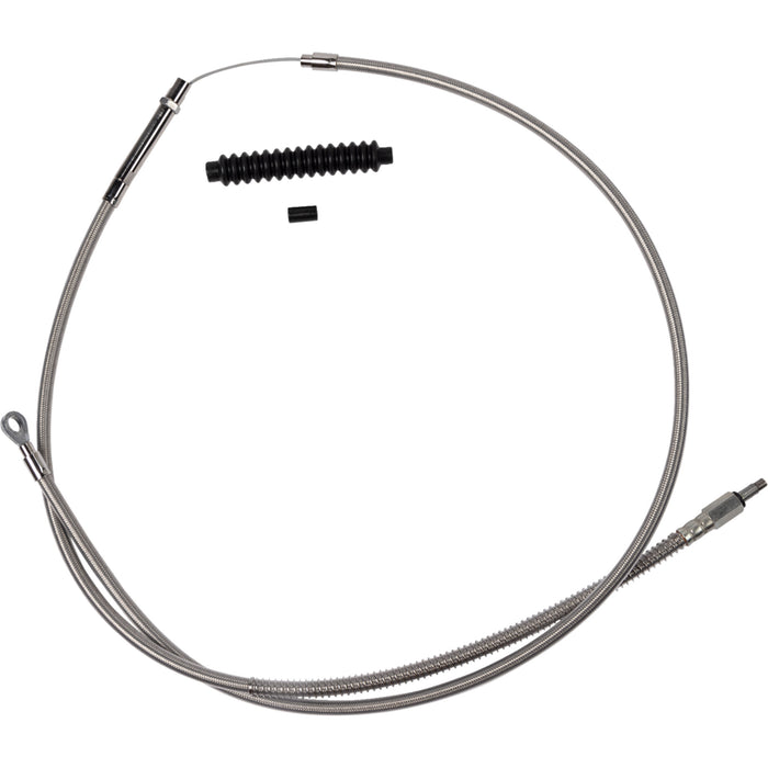 BARNETT 0652-3099 102-30-10062-6 High-Efficiency Stainless Steel Clutch Cable for Harley-Davidson - +6"