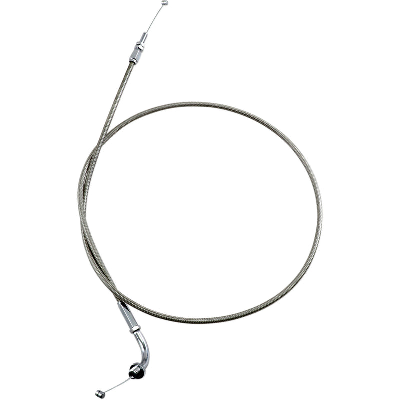 MOTION PRO 0650-0618 62-0422 Armor Coat Stainless Steel Throttle/Idle Cable for Cruisers honda