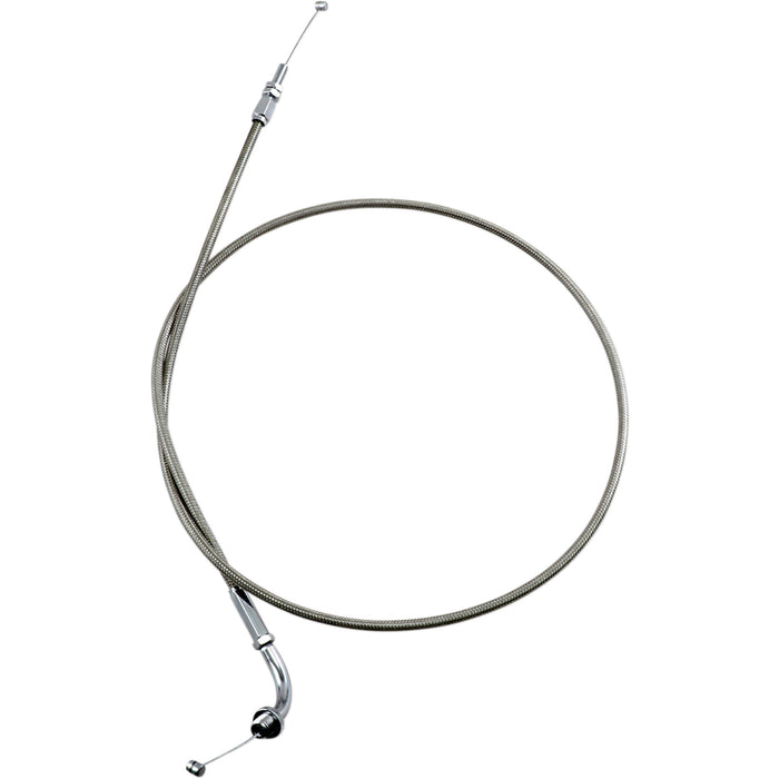 MOTION PRO 0650-0618 62-0422 Armor Coat Stainless Steel Throttle/Idle Cable for Cruisers honda