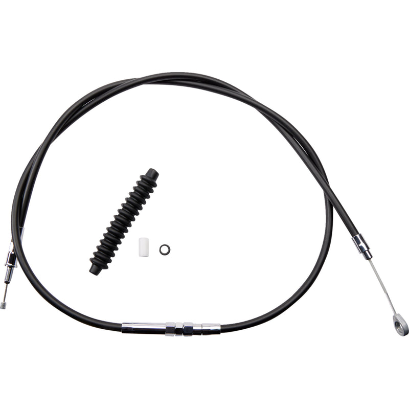 Drag Specialties High-Efficiency Black Vinyl Clutch Cable /16" For Harley Motorcycles 2006-2017