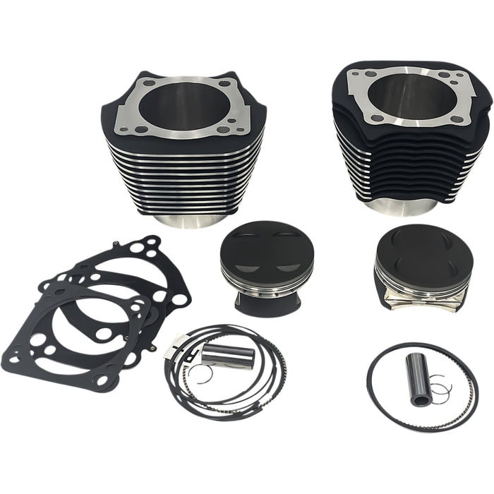 REVOLUTION PERFORMANCE, LLC 0931-1050 RP201-611W Cylinder Kit 139" - black with highlighted fins - m8