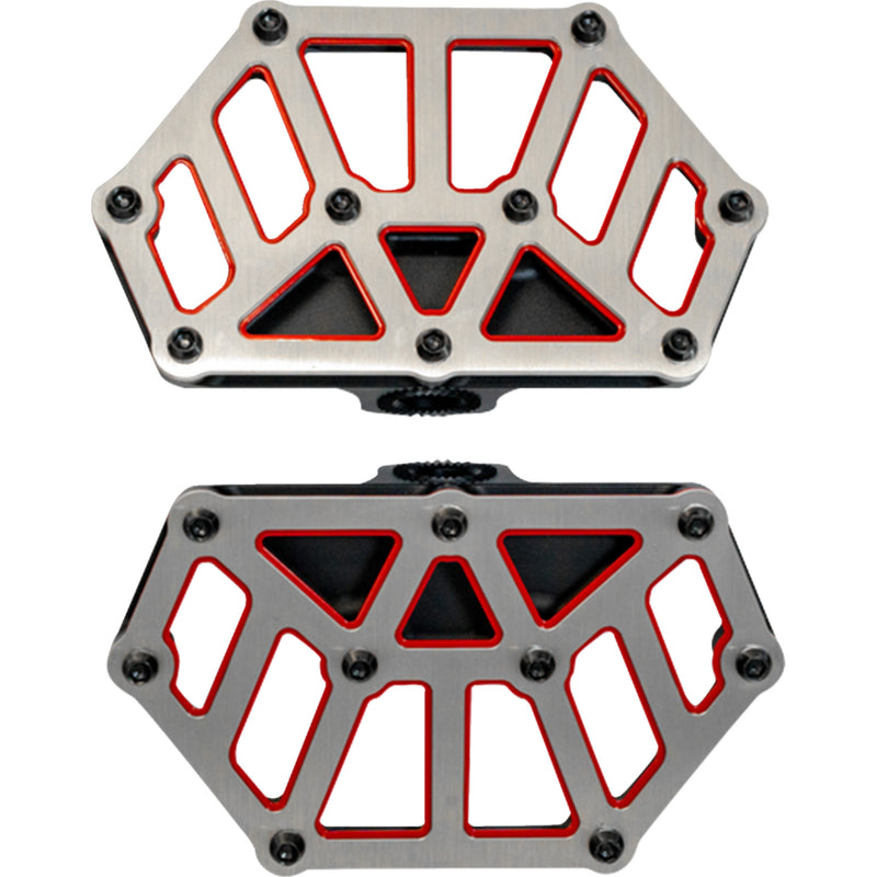 KODLIN USA 1621-1226 K73254-RL NXL Mini Floorboards black w/ red accent