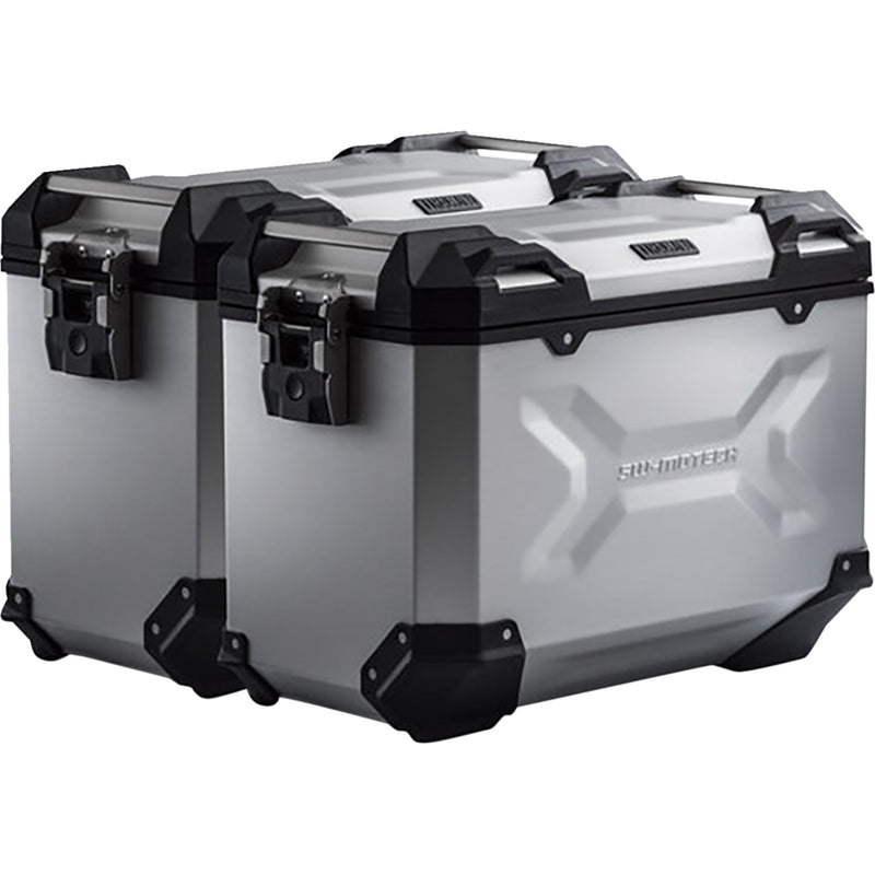 SW-MOTECH 3580-0437 KFT.07.573.70100/S TRAX ADV Aluminum Case System silver - bmw r 1200/1250 r '14-'24