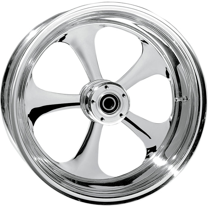 RC COMPONENTS 0202-1629 16350-9970-92C One-Piece Forged Aluminum Wheel — Nitro - Rear - Single Disc/without ABS - Chrome - 16x3.5