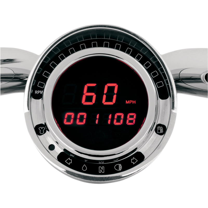 DAKOTA DIGITAL 2210-0149 BD-140-R Big Dog Direct Plug-in Speedometer - Red LED