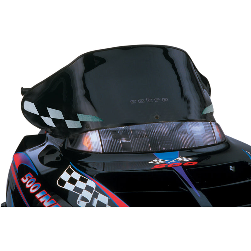 POWERMADD CEL-BK 11320 Cobra™ Windshield Windshield - 12" - Black - Polaris