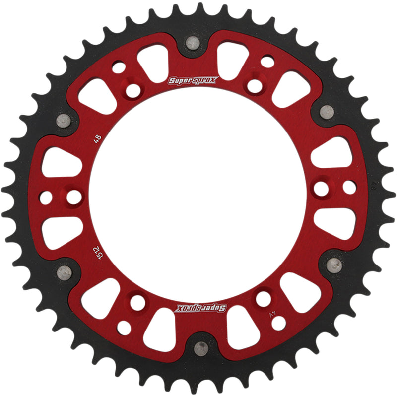 Supersprox Sprocket - RST-1512-48-RED For Sherco Dirt Bikes 2004-2014 | Beta Dirt Bikes 2005-2012 | Gas Gas Enducross 125 / 125 2003-2015