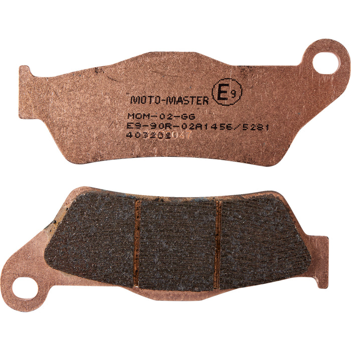 MOTO-MASTER 1721-3493 403202-PU RoadPro Sintered Metal Brake Pads Brake Pads - Sintered Series