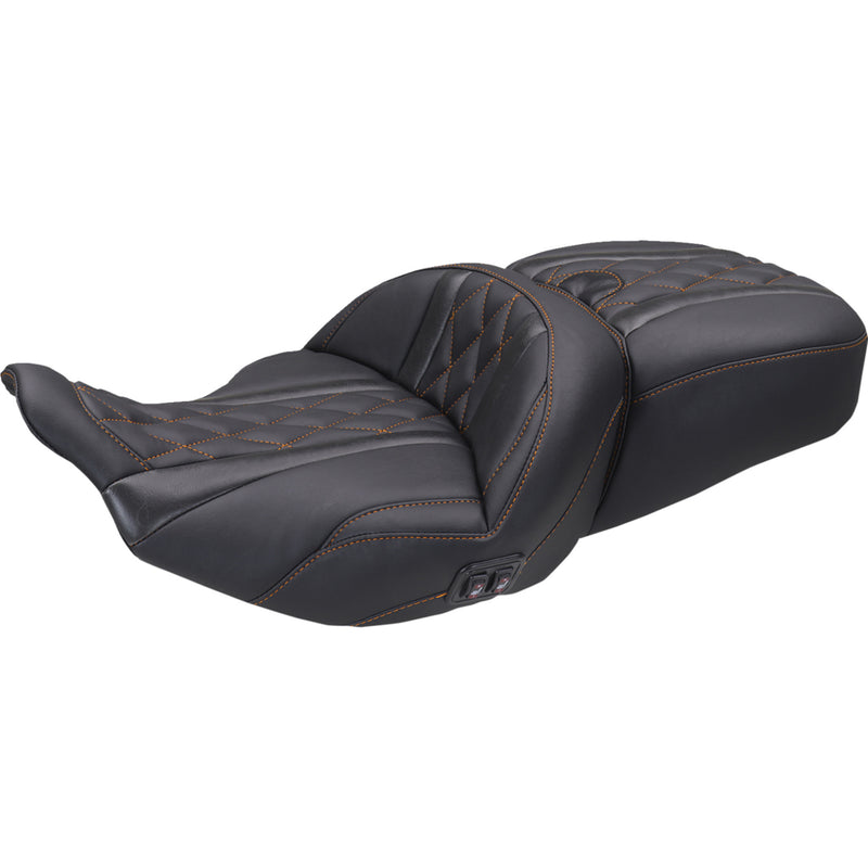 Mustang Super Touring Seat - 89410MO For Harley Touring 2023-2026