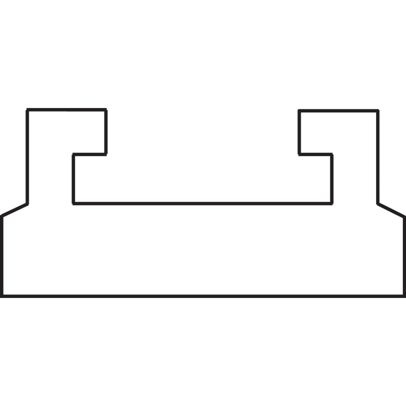 GARLAND 4703-0014 25-5689-3-01-12 Replacement Slide graphite  - uhmw - profile 25 - length 56.89" - yamaha