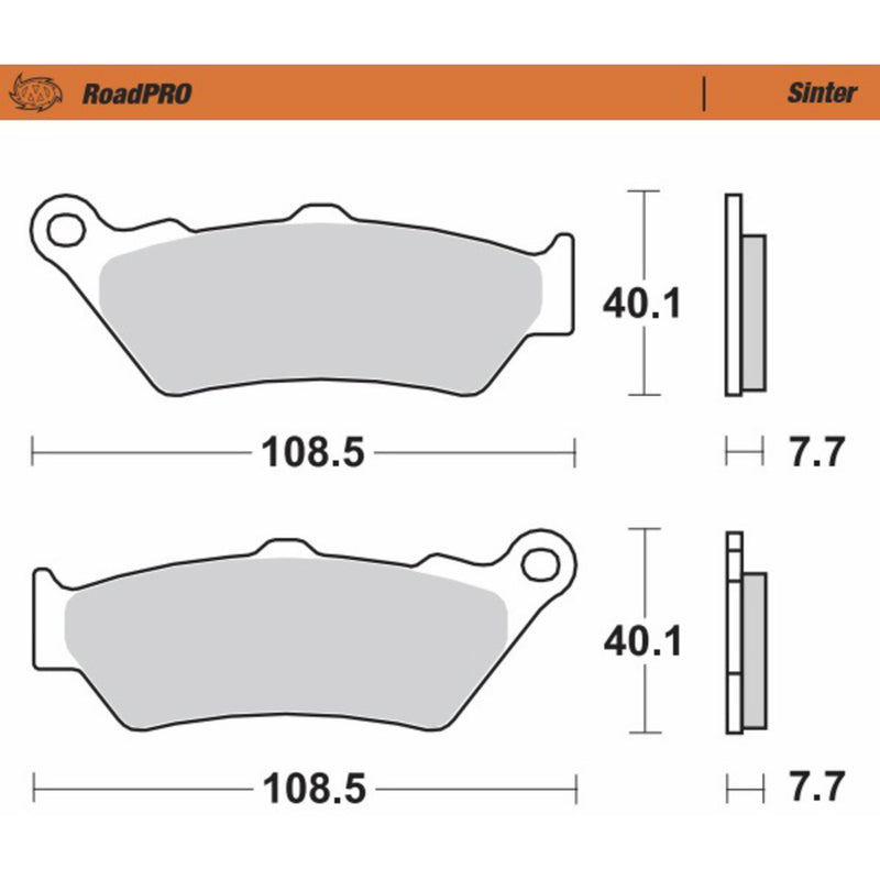 Moto-Master Brake Pad - 403301-PU For Harley Street 2016-2020 | Indian Scout 2015-2023