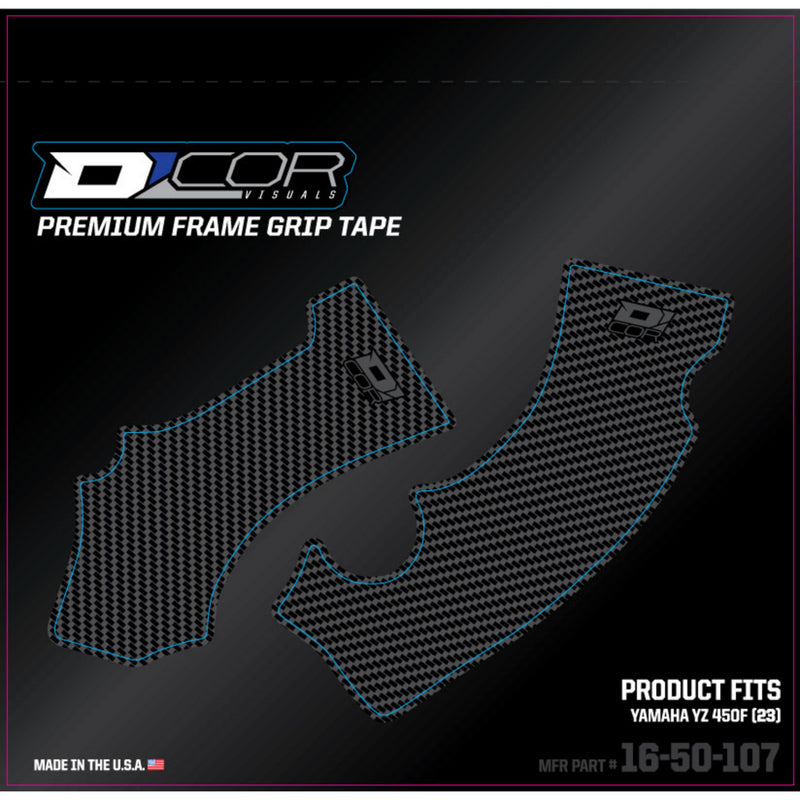 D'cor Visuals Grip Tape - 16-50-107 Yamaha YZ 450 / YZ 250 2023-2026
