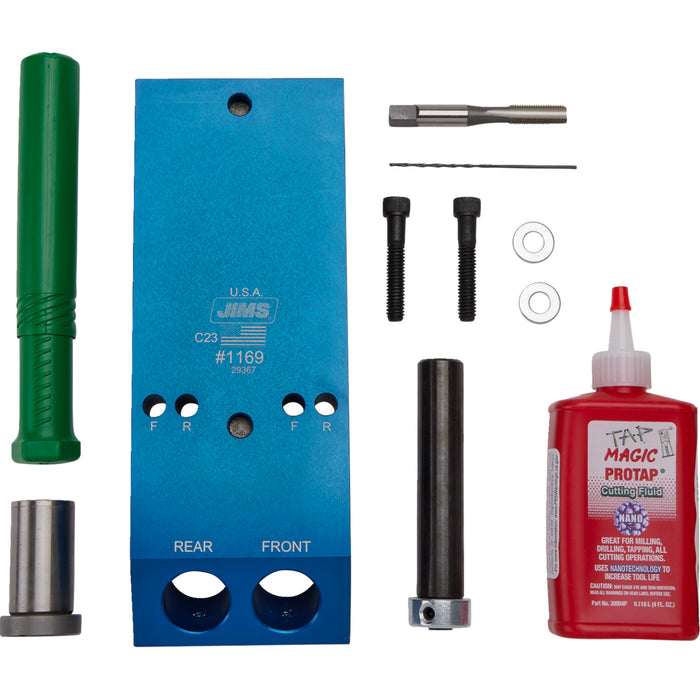 JIMS DS-196408 1169 Compression Release Valve Installation Kit Compression Release Guide - Twin Cam