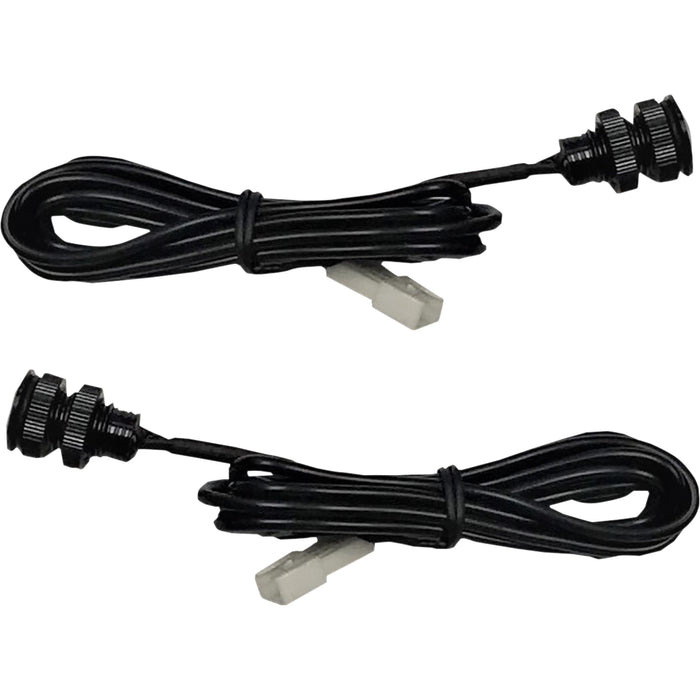 CUSTOM DYNAMICS 2040-2838 CD-BOLT-R2-B LED Boltz Lights LED Lights - Red - Black