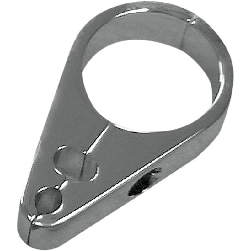 DRAG SPECIALTIES 0658-0040 Cable Clamp throttle/idle/brake - 1" - chrome