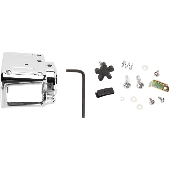 DRAG SPECIALTIES Handlebar Switch Housing Kit Chrome