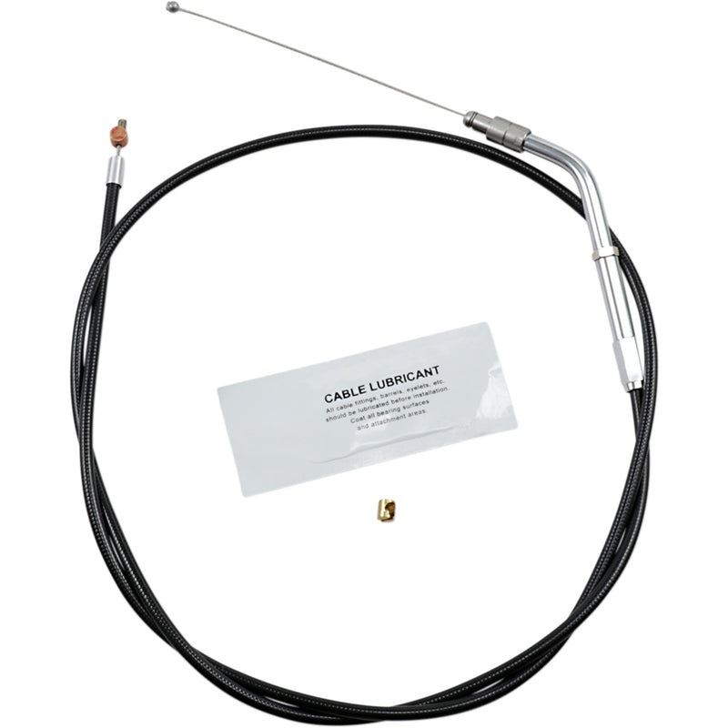 Barnett Black Vinyl Throttle Idle Cable 38-1/2" Length - 101-30-30049 For Harley Sportster 2009-2012